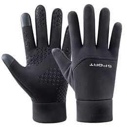 Sports Gloves Waterproof Cycling Gloves Winter Touch Screen Bicycle Gloves Outdoor Scooter Windproof Riding Motorcycle Ski Warm Bike Gloves P230511