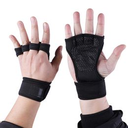 Sports Gloves Haltere fitness half finger fitness gym workout gloves half finger hand protector P230511