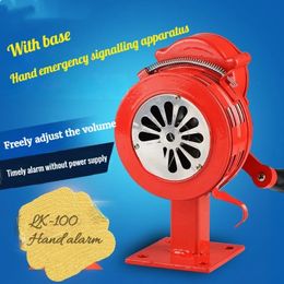 LK-100 Hand-cranked Alarmsafety Alarm Air Defence Alarm Portable Fire Drill