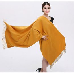 Scarves Cashmere Silk Shawl Solid 200 65cm Echarpe Luxury Designer Scarf Winter 2023 Womens Fall Fashion Thick Brand Free