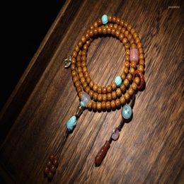 Chains 1pcs/lot Boutique Pure Handmade Old Seed Star Moon Bodhi Necklace Hand String Collection Men's And Women's Models