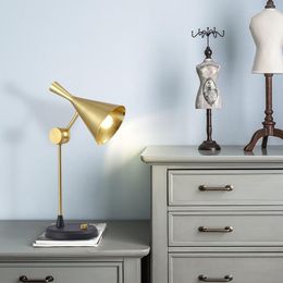 Table Lamps Modern Brass Metal Lamp Restaurant Bar Villa El Home Living Room Bedroom Bedside Study Desk TA232