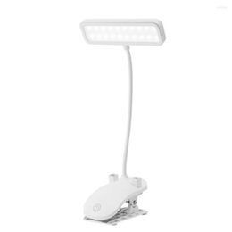 Table Lamps Clip On Light Dimming Reading Night USB Desk Lights