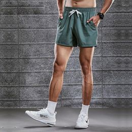 Running Shorts Summer Men Gym Bodybuilding Three Point Pants 2023 Hiking Cycling Outdoors Beach Swimming Breathable Trunks