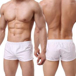 Underpants Men Underwear Cotton Boxers Colorful Loose Shorts Men's Panties Big Short Breathable Flexible Home