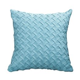 Pillow /Decorative 45x45cm Car For Couch Sofa Throw Cover Square Basket Weave Pattern Dustproof Cute Home Decor Living Room C