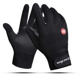 Cycling Gloves Winter Cycling Gloves With Wrist Support Touch Screen Bicycle Gloves Outdoor Sports Anti-slip Windproof Bike Full Finger Gloves P230511