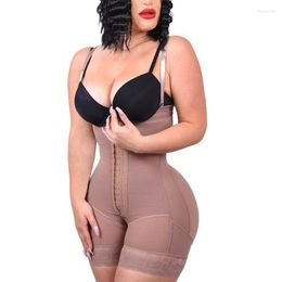 Women's Shapers Fajas Waist Trainer Girdles Shapewear For Women Tummy Control Body Shaper BuLifter Thigh Slimmer Plus Size With Zipper