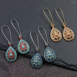 Dangle Earrings Vintage Boho India Ethnic Water Drip Beads Drop For Women Female 2023 Wedding Party Jewelry Accessories