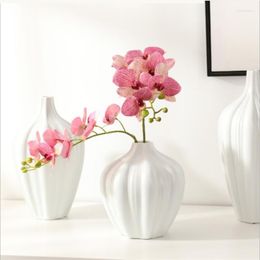 Decorative Flowers Artificial Phalaenopsis 3D Printing 7 Orchids Wedding Decoration Living Room Home Vase Flower Arrangement