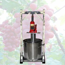 Grape Juicer Extractor 12/22/36L Stainless Steel Household Manual Squeezer Fruit Tincture Pressing Kitchen Machine