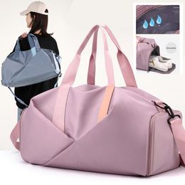 Outdoor Bags Women's Sports Gym Men's Weekend Handbag Big Shoe Pocket Large Male Training Water Proof Fitness Yoga Luggage Bolsas