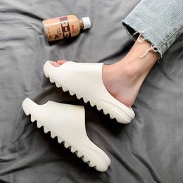 Slippers 2022 EVA Anti-slip Slippers Fashion Outdoor Indoor Sandals Summer Beac Luxury Brand Slides bathroom Men Women Shoes G230512