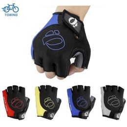 Sports Gloves New gel half finger cycling gloves anti-slip anti-sweat motorcycle bike gloves anti shock mtb road sports gloves 2023 P230512