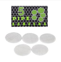 Smoking Pipes New 25mm stainless steel mesh pipe smoking set 17mm pipe accessories filter mesh