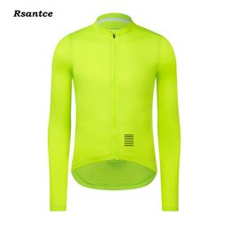 Racing Jackets Rsantce Top Quality Long Sleeve Cycling Jerseys Pro Team 3.0 Race Fit Cut With Last Seamless Process Road Mtb Shirt