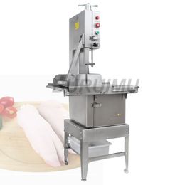 JG-300A Bone Sawing Machine Electric Ribs Cutter Bone Cutting Saw Commercial Meat Bone Saws Frozen Meat Cutter