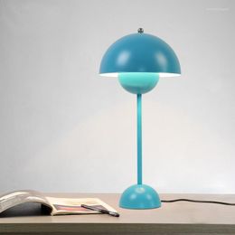 Table Lamps Loft Black White Metal Lamp Fixture Luminaire Light Home Lighting For Parlor Bedroom Dining Room TA028