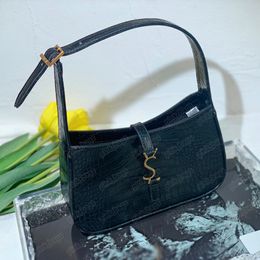 Moda Luxo Mulheres Bolsas de Crocodilo Designers Hobos Bolsas de ombro Letra de Ouro Y Senhão Classic Lady Bolsa Bolsa Bag 2305121bf