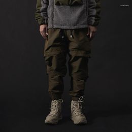 Men's Pants Pupil Travel Transformable 3in1 Tactical Shorts Joggers Cargo-pants Techwear Streetwear Harajuku