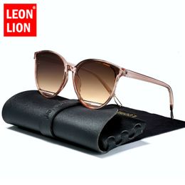 Sunglasses LeonLion 2023 Fashion Cateye Sunglasse Luxury Brand GlasseMen Vintage Eyewear Women De Sol Feminino UV400 230511