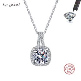 2023 New Women's Luxurious Moissanite Diamond Necklace GRA Certificate 925 Sterling Silver Wedding Women Party Jewelry Gift