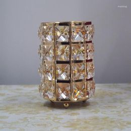 Candle Holders 40pcs)Gold Crystal Bowl Tea Light For Wedding Coffee Office Table Decorative Centrepieces 1332