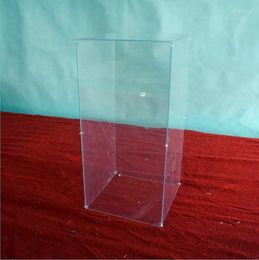 Party Decoration Clear Acrylic Rectangle Birthday Bling Dessert Display Stand Pops Crystal Cake Yudao219