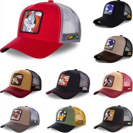 Ball cap Daffy Coyote Mesh Snapback Taz Road Bunny Baseball Cap Adjtable Women Men Anime Cartoon Hat Capslab