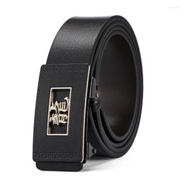 Belts The 12 Chinese Zodiacs Fashionable Wear-resistant Automatic Buckle For Man Casual Business Holiday Gifts