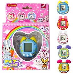 Electric/RC Animals Kids Fun Virtual Electronic Pet Machine Toys Handheld Pets Raising Game Patience Training Educational Toys for Boys Girls Gifts 230512