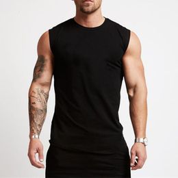 Men's Tank Tops Gym Workout Sleeveless Shirt Tank Top Men Bodybuilding Clothing Fitness Mens Sportwear Vests Muscle Men Tank Tops 230512