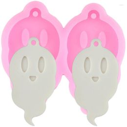 Baking Moulds Super Glossy Ghost Earring Silicone Mould DIY Craft Keychain Resin Epoxy Mould Handmade Charms Necklace Jewellery Pendant Moulds