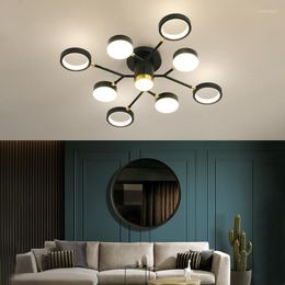 Pendant Lamps Modern Minimalist LED Lighting Living Room Ceiling Light Bedroom Villa Kitchen Home Decoration Factory