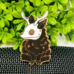 Brooches Cartoon Kawaii Mythical Cryptid Creature Deer Monster Hard Enamel Brooch Pin Metal Badges Lapel Jewellery Women Gifts