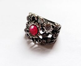 Fashion Jewellery Retro Hollow Out Flower Finger Ring For Women Ring