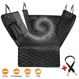 Carriers Dog Car Seat Cover Waterproof dog Carrier Car Rear Back Seat Mats Hammock Cushion Protector with Safety Belt for Dropshipping