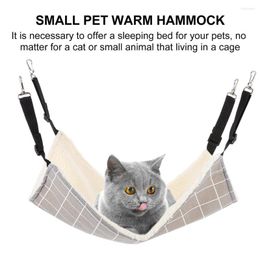 Cat Beds Pet Dog Winter Hammock Warm Hanging Litter Bed Swing Pad Guinea Sleeping Accessories