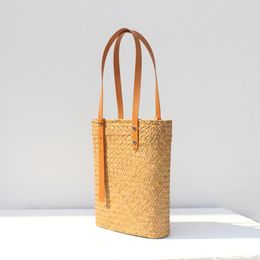 Evening Bags Summer For Women Holiday Straw Handbag Style Boho Woven Bag 2023 Beach Vegetable Basket Sac