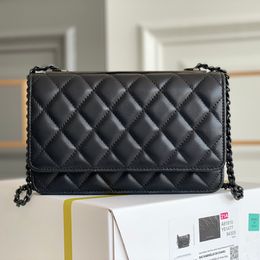 Designer-Kettentasche, luxuriöse Umhängetasche, Handtasche aus echtem Leder, Umhängetasche mit hoher Nachahmung, mit Box ZC256