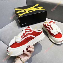 2023 OGDesigner SMILEREPUBLIC Casual Shoes Smile Republic Chunk Canvas Sneakers Women Men Tassels Trainer STARS LOVES Thick Rubber Bottom Slip On 8TCY