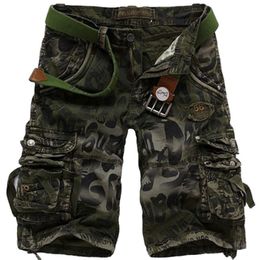 Men's Shorts High Quality Camouflage Loose Cargo Shorts Men Summer Brand Fashion Tactical Camo Shorts Multiple Pockets Cargo Pants for Men 230511