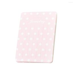 Jewelry Pouches 20 Pieces Paper Blank Women Hair Bow Clips Band Barrette Accessories Packaging Display Cards