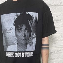 Men's T-Shirts Frog drift Streetwear Black jerry lorenzo Oversized Loose Summer Anita Baker Graphics High Street Tee Tops t shirt For Men T230512