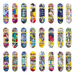 Novelty Games 10pcs/Lot Aluminum Alloy Mini Finger Skateboards Unti-smooth Fingerboard Boys Toy Finger Skate Tech Truck Party Favors Gifts 230512