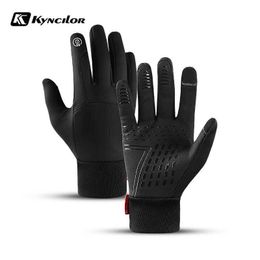 Sports Gloves Add to Wish List Winter men women gloves touch motorcycle cycle gloves cold waterproof male outdoor sports warm thermal wool running ski gloves P230512