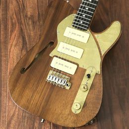 Factory Customization New Wood Colour Natural Electric Guitar 6 Strings Mahogany