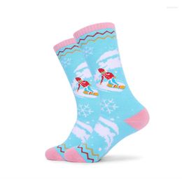 Sports Socks Children's Ski Thickened Towel Bottom Sweat Absorbing Winter Outdoor Long Warm For Kids Boy Girl