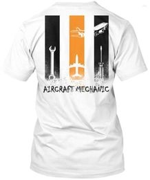 Men's T Shirts Men Shirt Proud Aircraft Mechanic Women T-Shirt