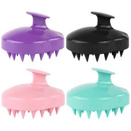 High Quality Silicone Hair Scalp Massager Shampoo Brush Scrubber Cleansing Brushes Head Scrubbers Hair-Washing Tool for Women Men or Pets